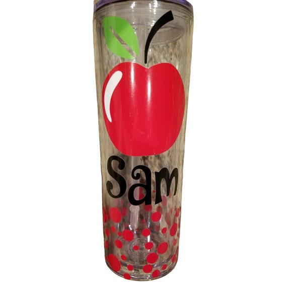 Maars 16oz SAM Clear Travel Mug with Straw - Picture 2 of 4